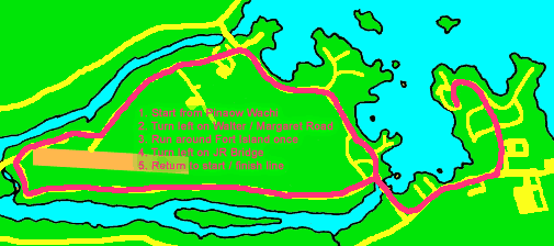 Delores Cromarty Marathon Map